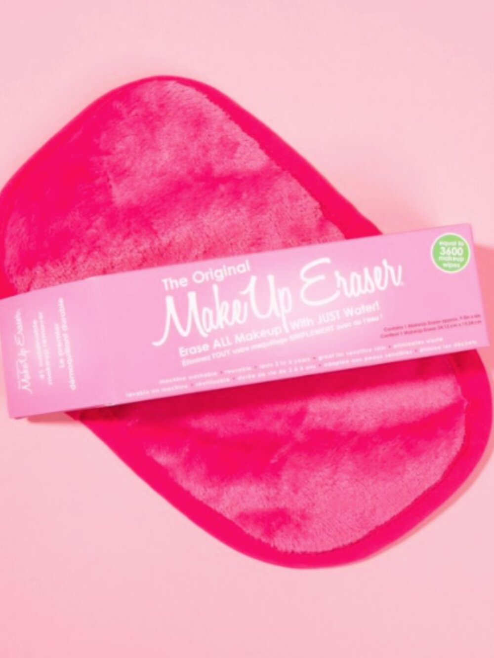 The Original MakeUp Eraser Original Pink 9.5in Makeup Eraser